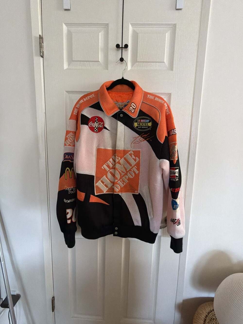 Jeff Hamilton Tony Stewart Home Depot Racing Jacket Size XL